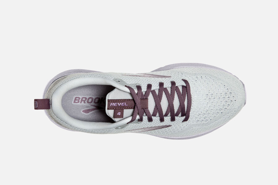 Brooks Israel Revel 4 Road Running Shoes Womens - White - BJI-318279